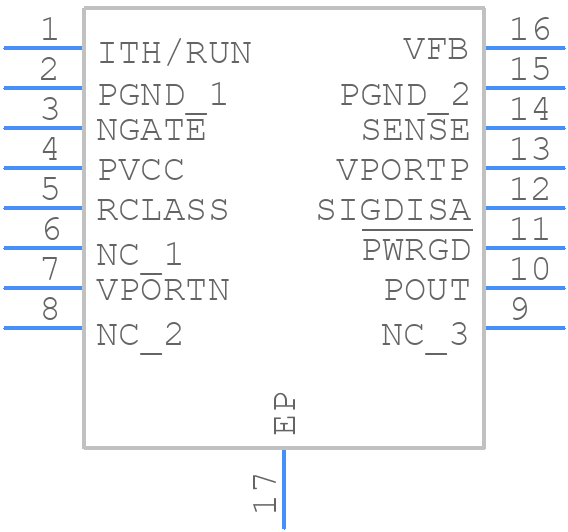 LTC4267IDHC#TRPBF - Analog Devices - PCB symbol