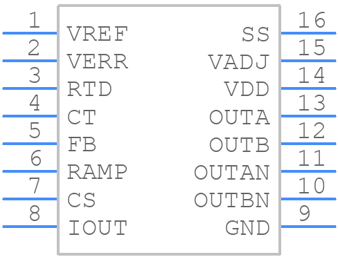 ISL6742BAAZA - Renesas Electronics - PCB symbol
