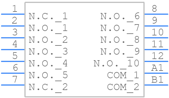 MRA206-BH - NKK Switches - PCB symbol