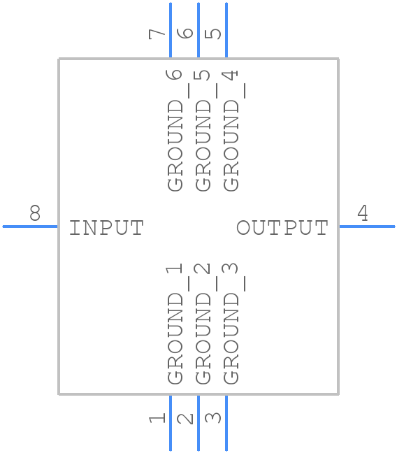 THP-700+ - Mini-Circuits - PCB symbol