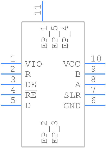 THVD2410VDRCR - Texas Instruments - PCB symbol