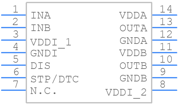 2EDR8259XXUMA1 - Infineon - PCB symbol