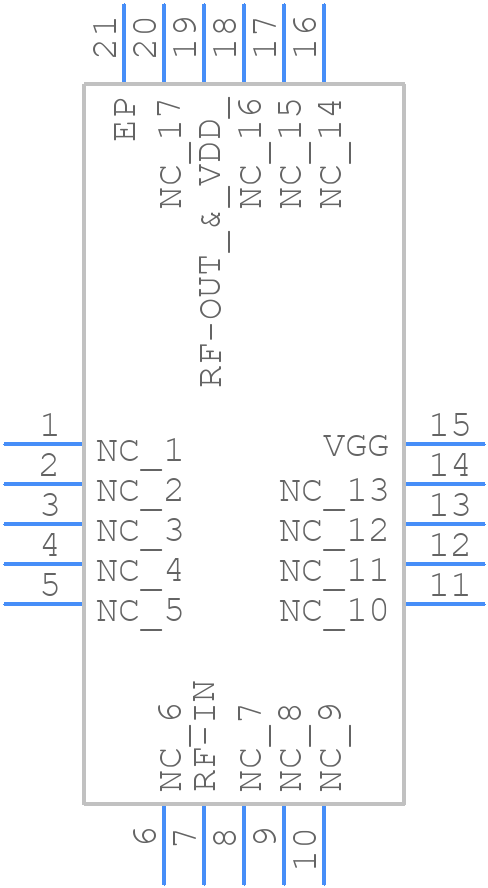 AVA-183MP+ - Mini-Circuits - PCB symbol