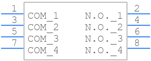 SDB04H0SBD - C & K COMPONENTS - PCB symbol