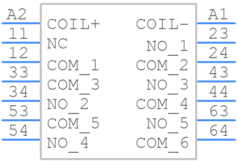 G7SA5A1BDC24 - OMRON Electronics - PCB symbol