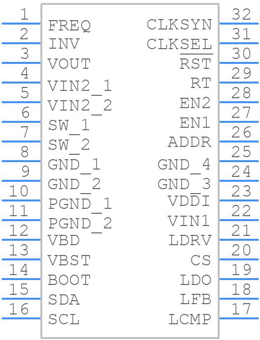 MCZ34701EW - NXP - PCB symbol