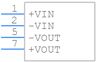 IVB0124S05 - XP POWER - PCB symbol