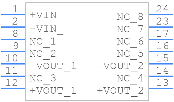 RV-3.33.3S - RECOM Power - PCB symbol