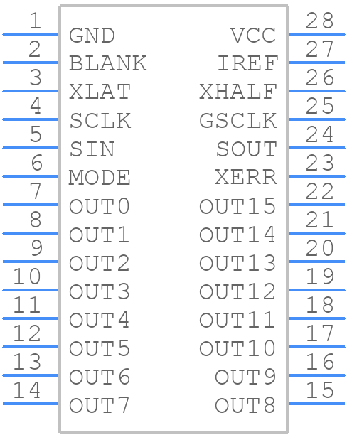 TLC5946PWR - Texas Instruments - PCB symbol