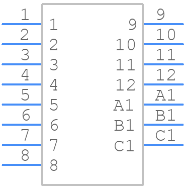 CK-1051 - Lorlin - PCB symbol
