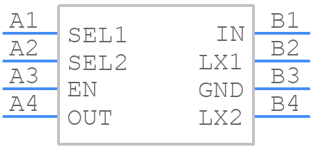 MAX77837EWA+T - Analog Devices - PCB symbol