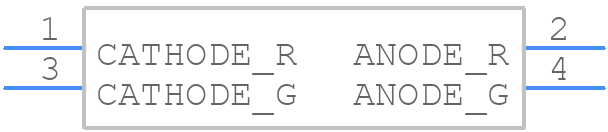 IN-S128DATRG - Inolux - PCB symbol