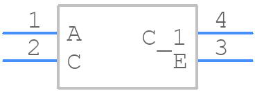 SFH615A-2 - Vishay - PCB symbol