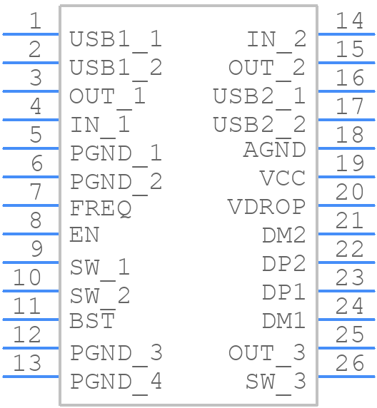 MP5402GR-Z - Monolithic Power Systems (MPS) - PCB symbol