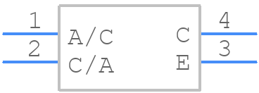 SFH620A-1 - Vishay - PCB symbol