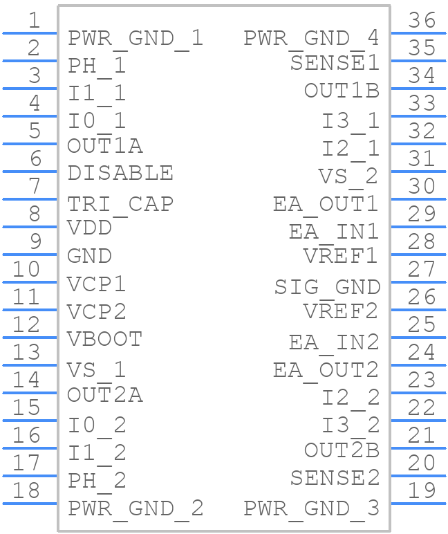 E-L6258EA - STMicroelectronics - PCB symbol