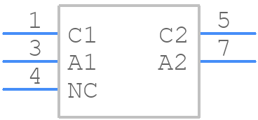 DPAD1-TO-78-5L-BK - Linear Integrated Systems - PCB symbol