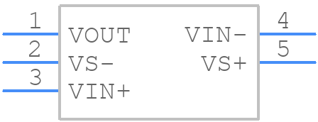 OPA863DBVR - Texas Instruments - PCB symbol