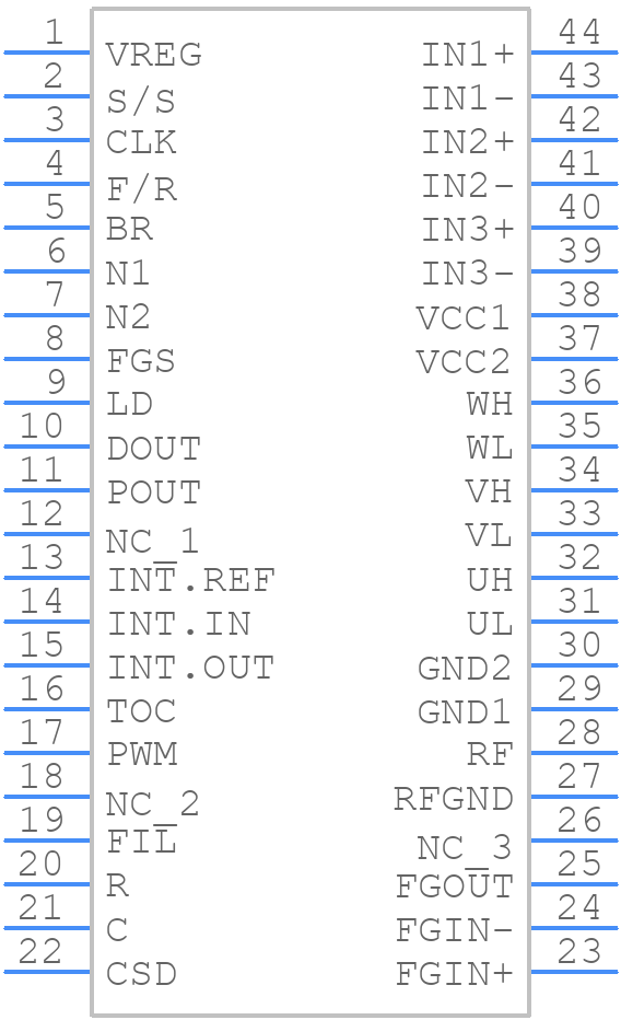 LB11923V - onsemi - PCB symbol