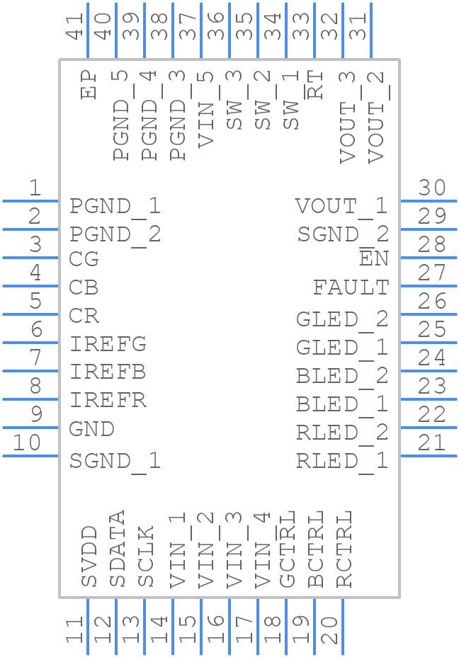 LM3435SQX/NOPB - Texas Instruments - PCB symbol