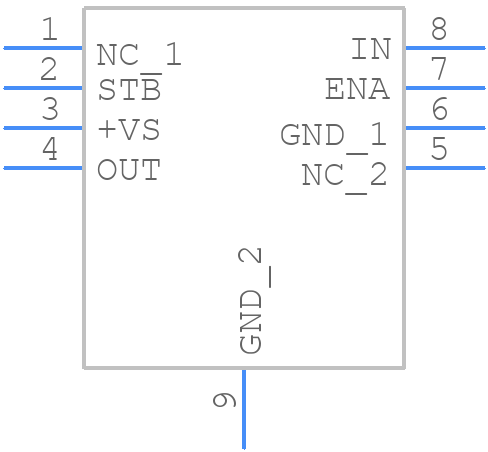 ADA4433-1WBCPZ-R7 - Analog Devices - PCB symbol