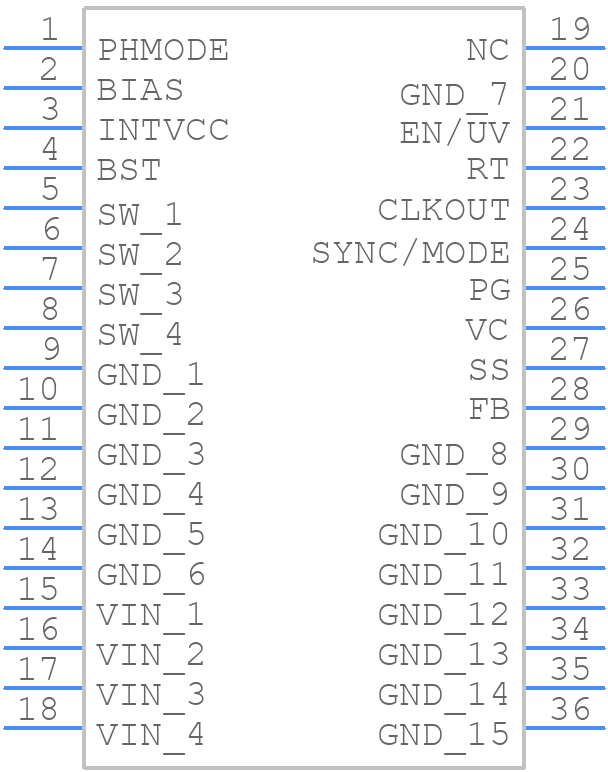LT8638SEV#WTRPBF - Analog Devices - PCB symbol