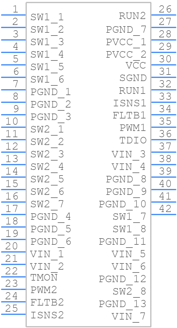 LTC7050AV-1#PBF - Analog Devices - PCB symbol