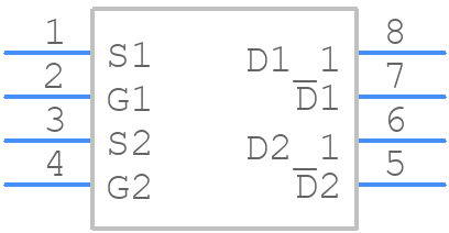 SI4910DY-T1-E3 - Vishay - PCB symbol