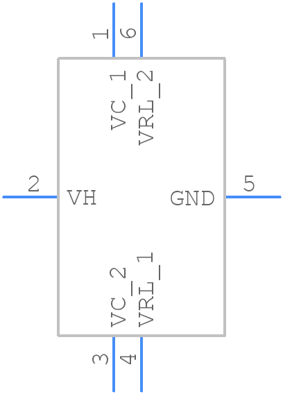 TGS823-A00 - Figaro - PCB symbol