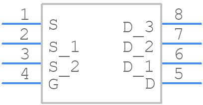 SI9435BDY-T1-E3 - Vishay - PCB symbol