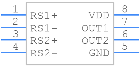MAX44285TAUA+T - Analog Devices - PCB symbol
