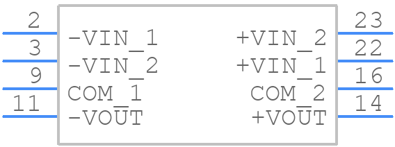 REC7.5-1209DRW/H3/A/M/CTRL - RECOM Power - PCB symbol