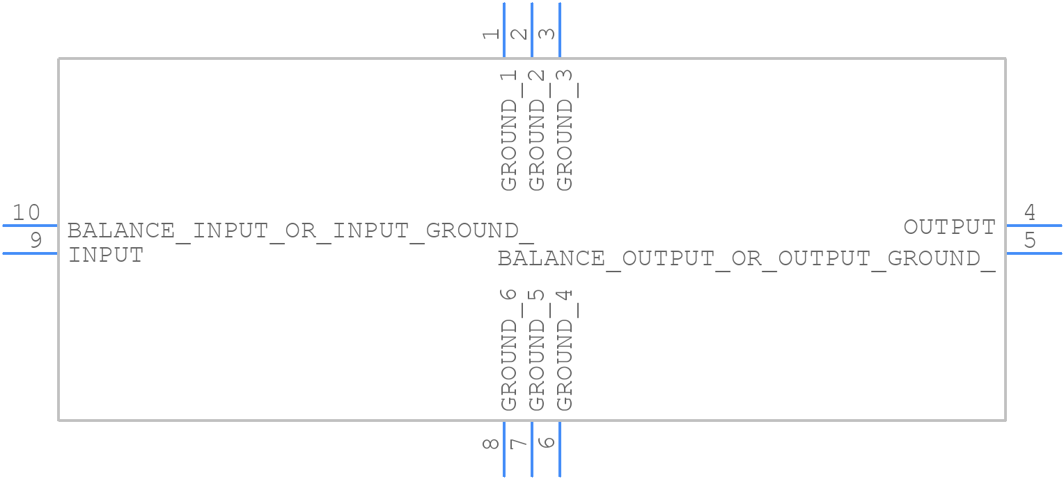 TB0266A - TAI-SAW Technology - PCB symbol