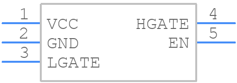 HIP1020CKZ-T - Renesas Electronics - PCB symbol