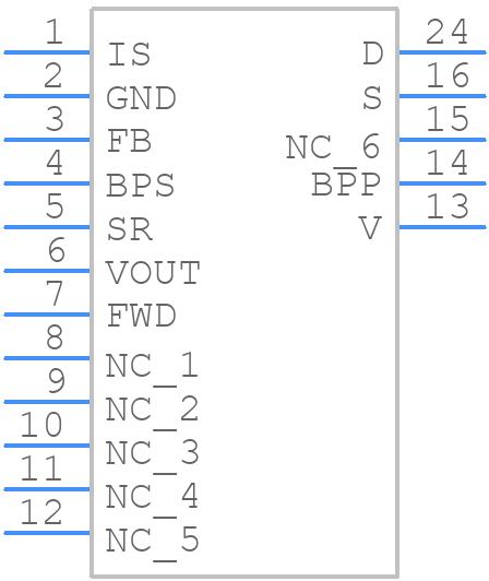 INN3649C-H606-TL - Power Integrations - PCB symbol