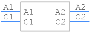 ALMD-CZ4G-VW002 - Avago Technologies - PCB symbol