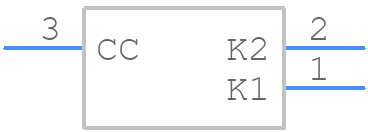 PESD5V0S2BQA-QZ - Nexperia - PCB symbol