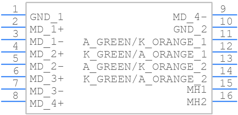 2250394-1 - TRP Connector - PCB symbol