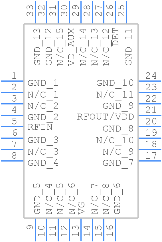 MAAP-011324-TR0500 - MACOM - PCB symbol