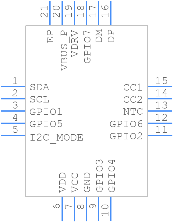 MP5031GRE-00A3-Z - Monolithic Power Systems (MPS) - PCB symbol