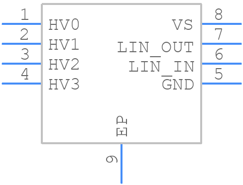 IS32LT3183A-GRLA3-TR - Integrated Silicon Solution Inc. - PCB symbol