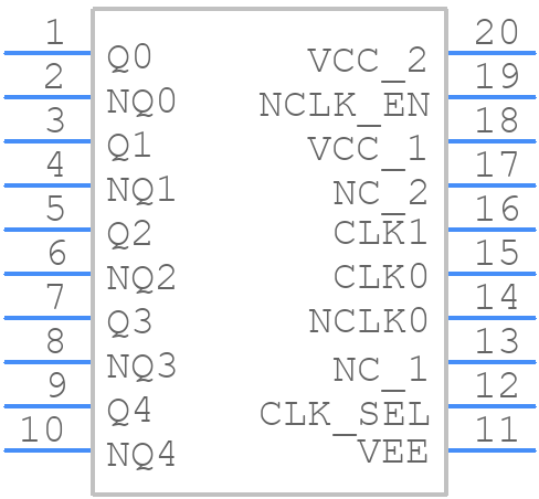 85314BGI-01LF - Renesas Electronics - PCB symbol