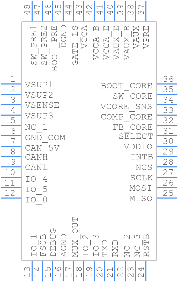 MC33907NAE - NXP - PCB symbol