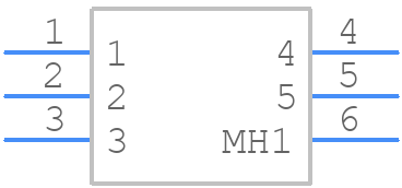 T4145435051-001 - TE Connectivity - PCB symbol
