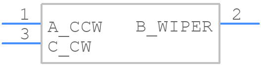 T63YB503KT20 - Vishay - PCB symbol