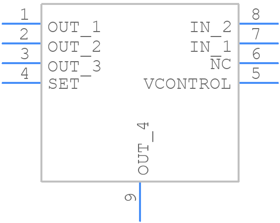 LT3080IDD-1#TRPBF - Analog Devices - PCB symbol