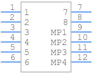 504285-E - TE Connectivity - PCB symbol