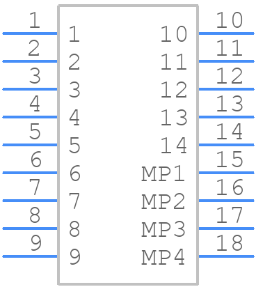 514496-E - TE Connectivity - PCB symbol