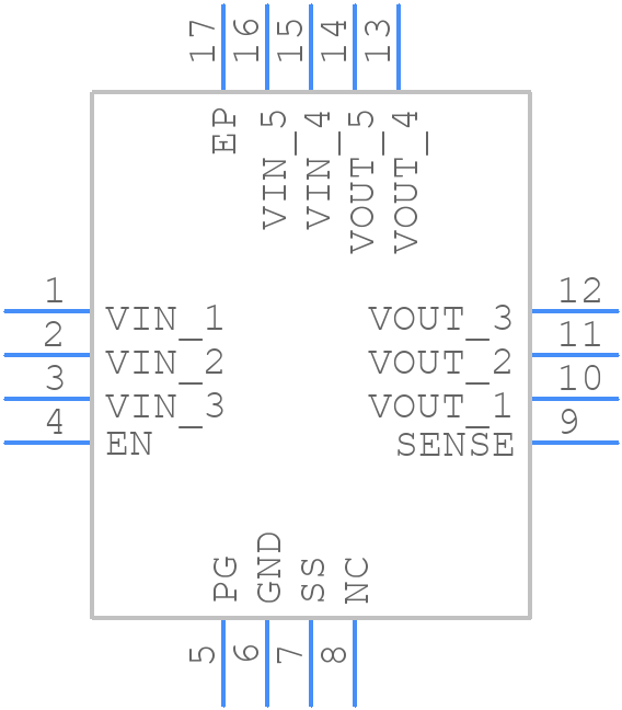 ADP1754ACPZ-1.8-R7 - Analog Devices - PCB symbol