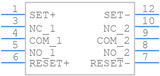 HFD3/12-L2(257) - Hongfa - PCB symbol